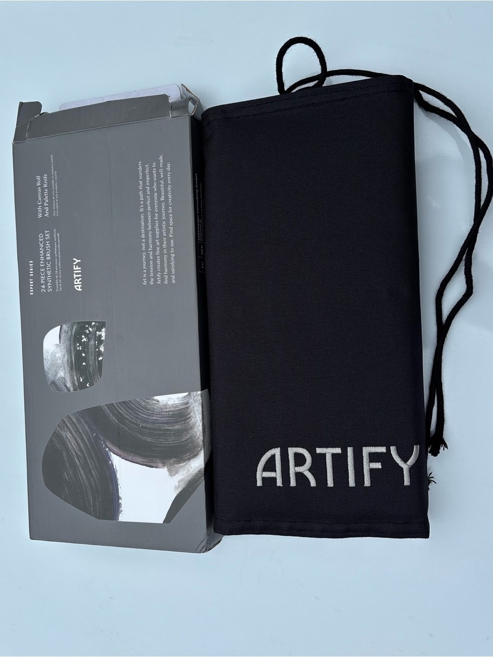 Artify Black VR Headset Pouch - Protective Drawstring Cover